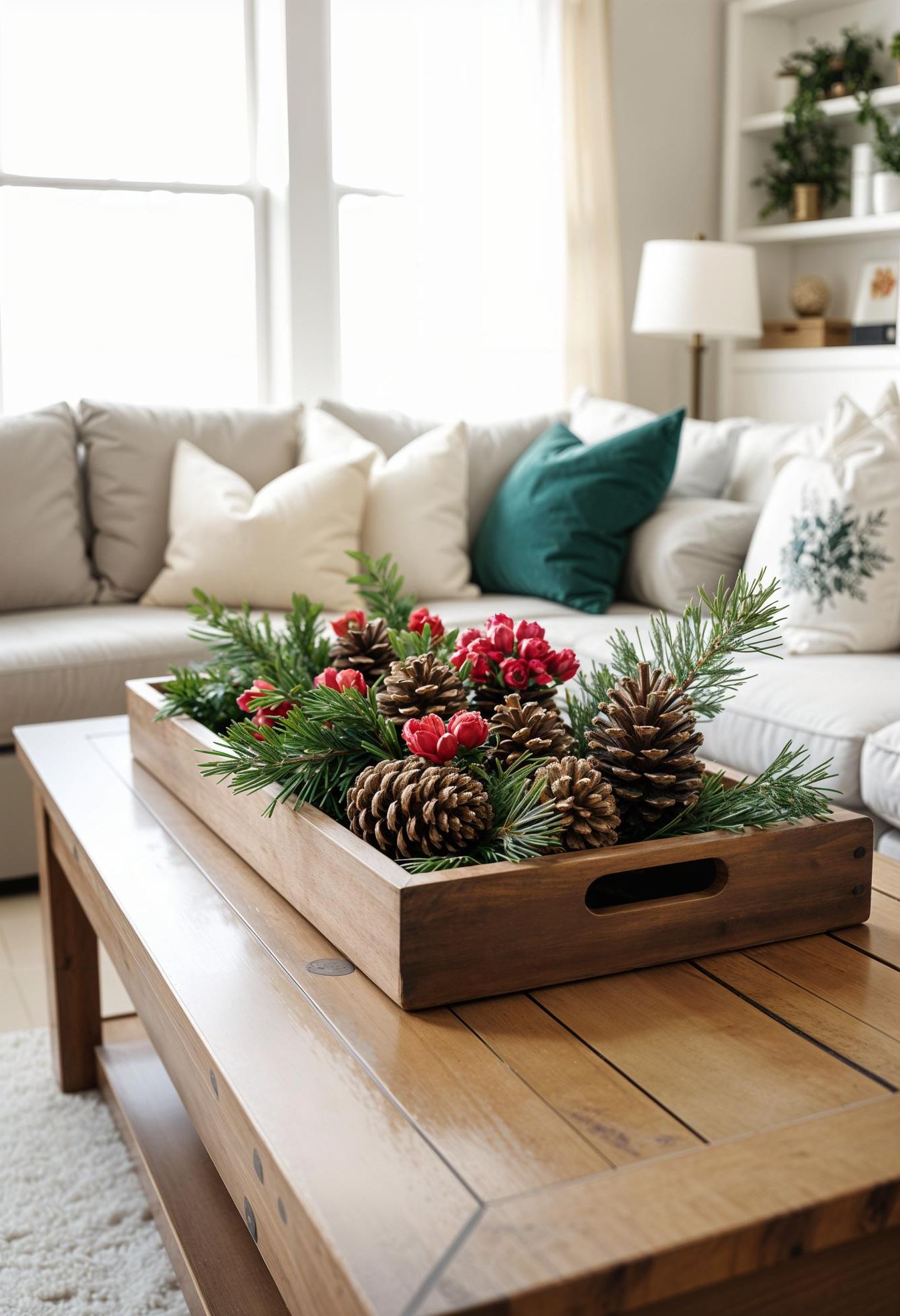 2. Rustic Pinecone Table Centerpiece - photo 2