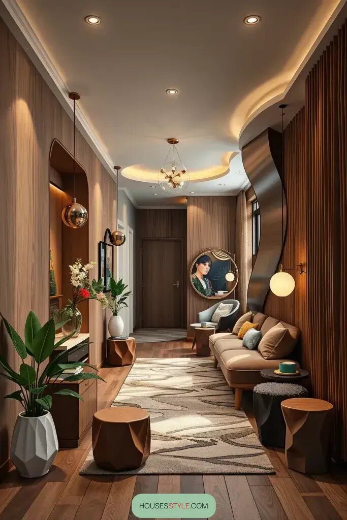 Hallways With Curious Nooks and Angled Insets - photo 3
