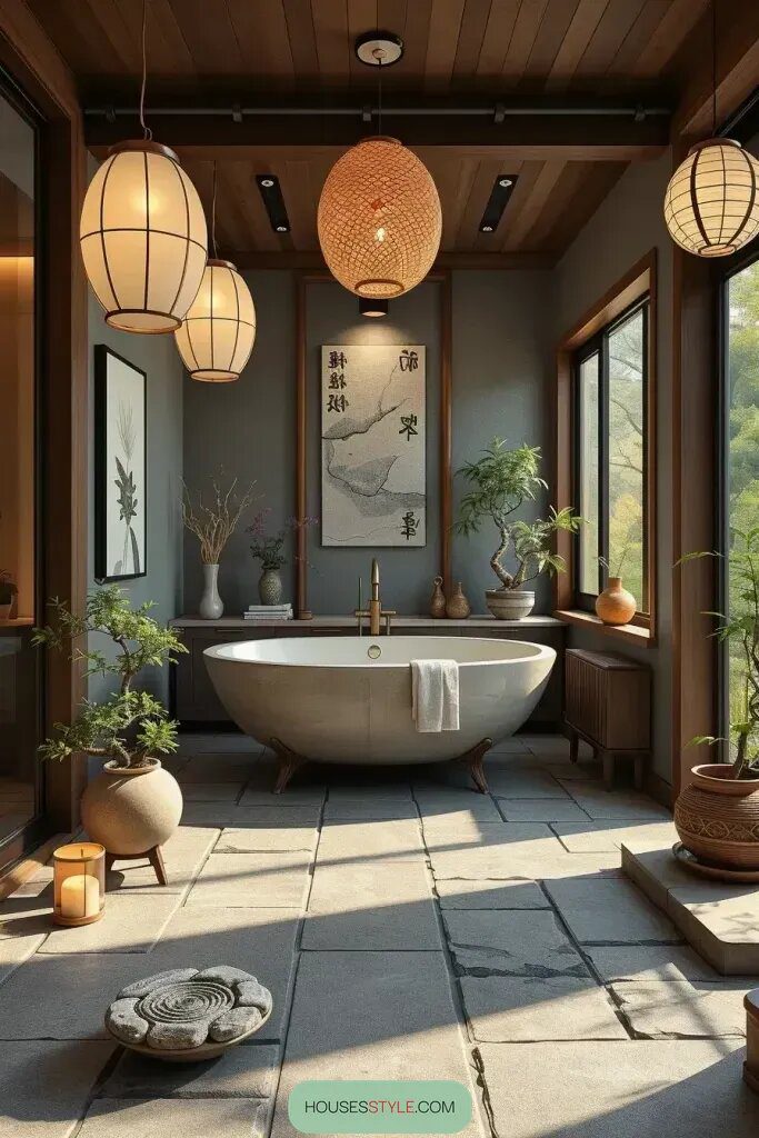 Bring a Japanese Zen Spa Feel