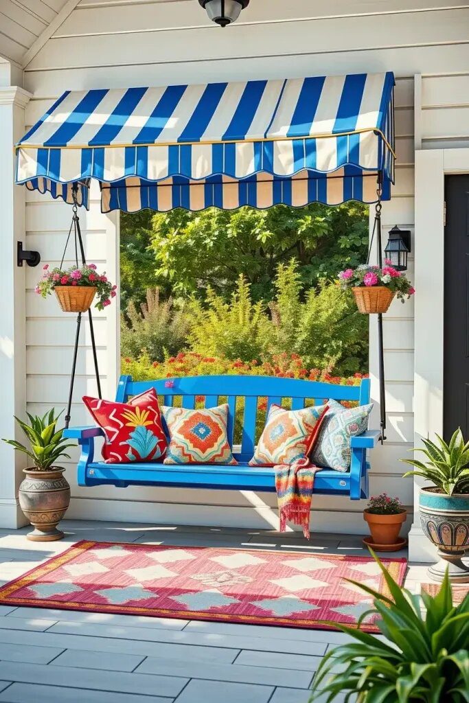 Bold Color Choices for a Cheerful Swing