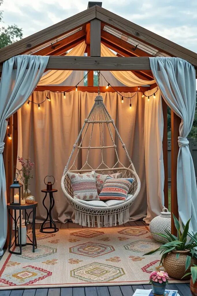 Hammocks and Swing Chairs for Gazebo Relaxation - photo 2