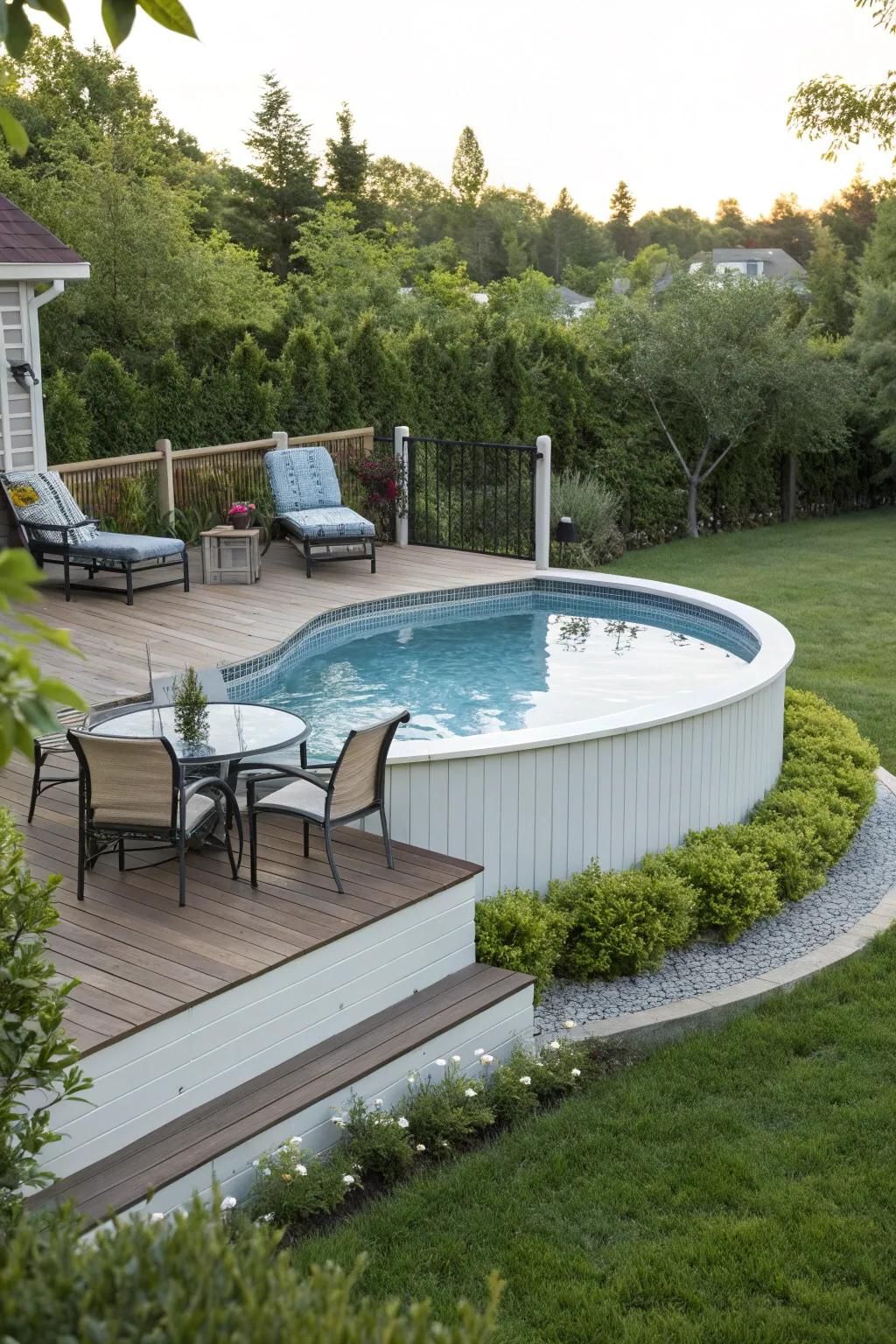 11. Raise Just One Side of the Deck