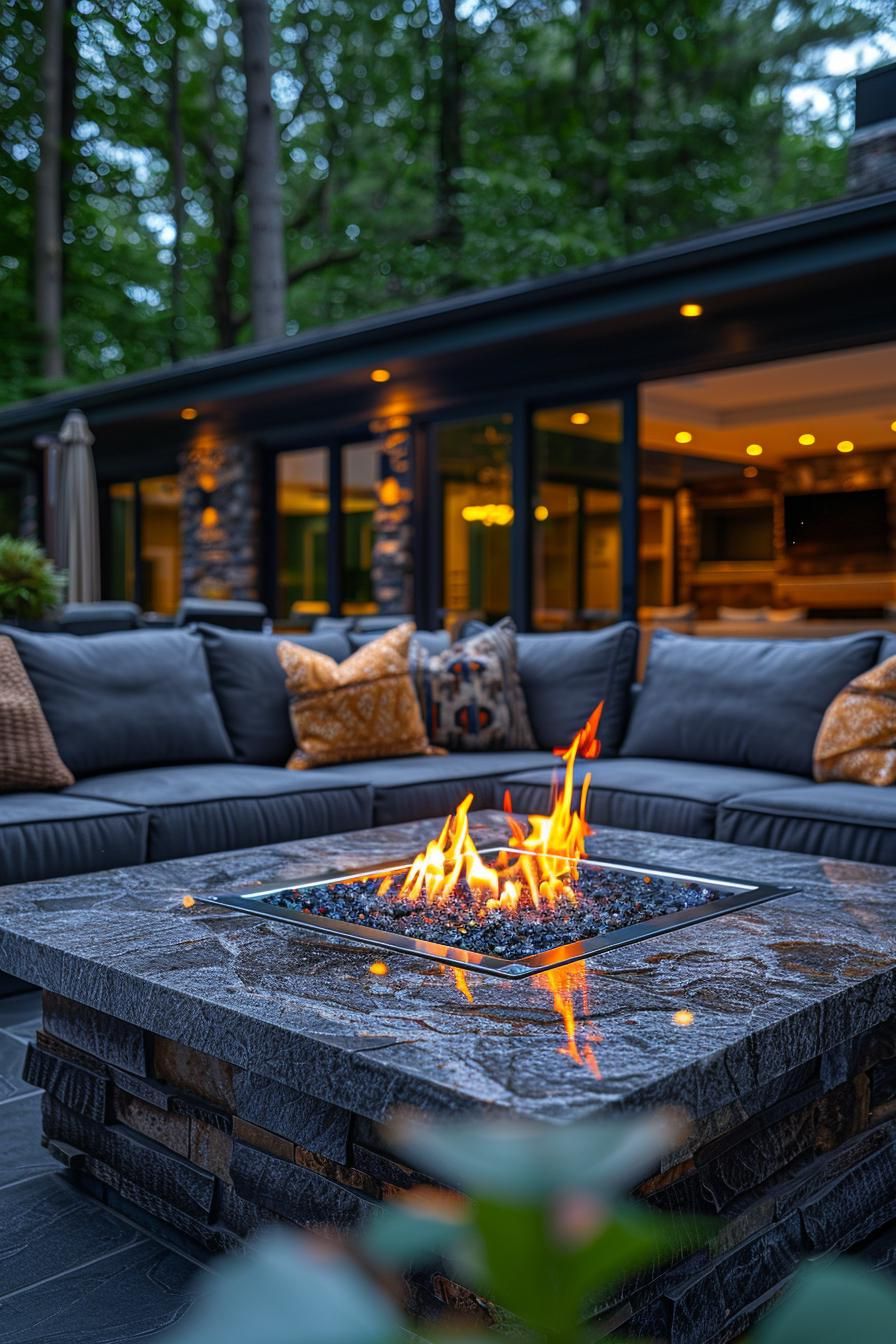7. Granite Top Gas Fire Pit Ideas - photo 3