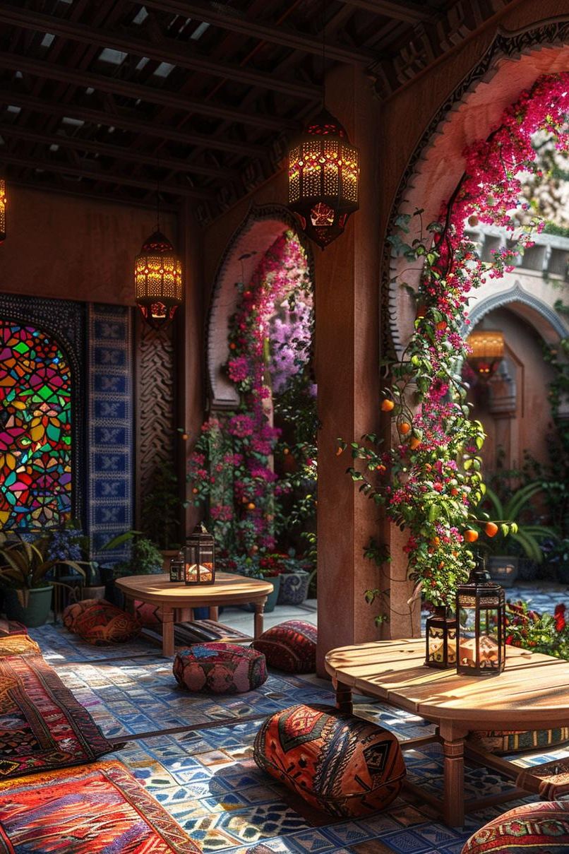 3. Bold Moroccan-Style Patio Retreat - photo 3