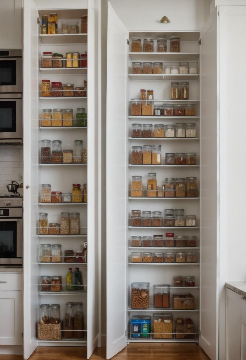 8. Slide-Out Pantry Shelf Ideas