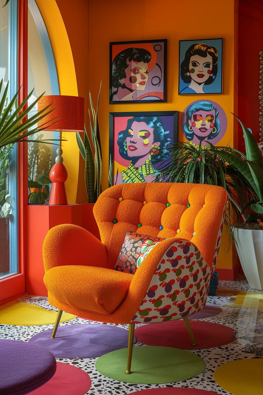 10. Bold Pop-Art Accent Ideas