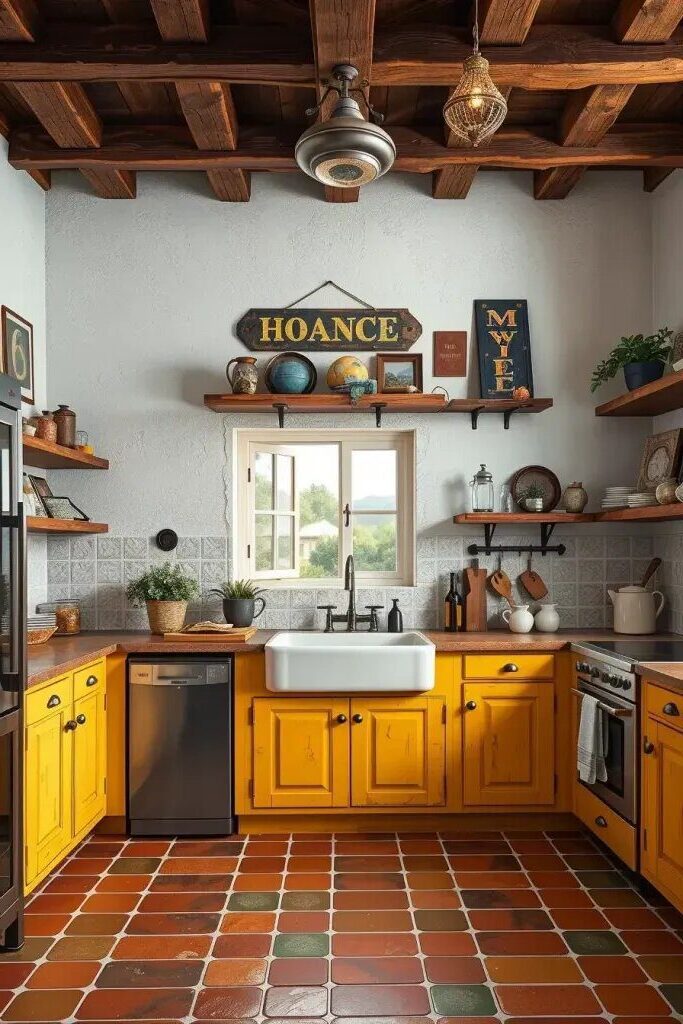 Yellow Cupboards for Rustic Farmhouse Kitchens - photo 2