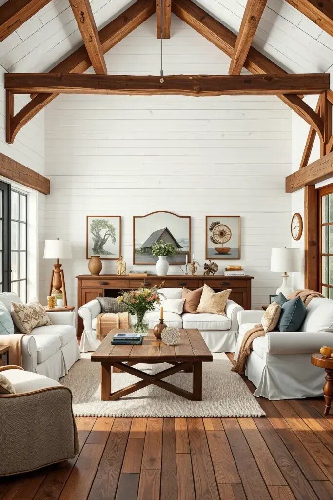 Modern Rustic Farmhouse Living Room Concepts