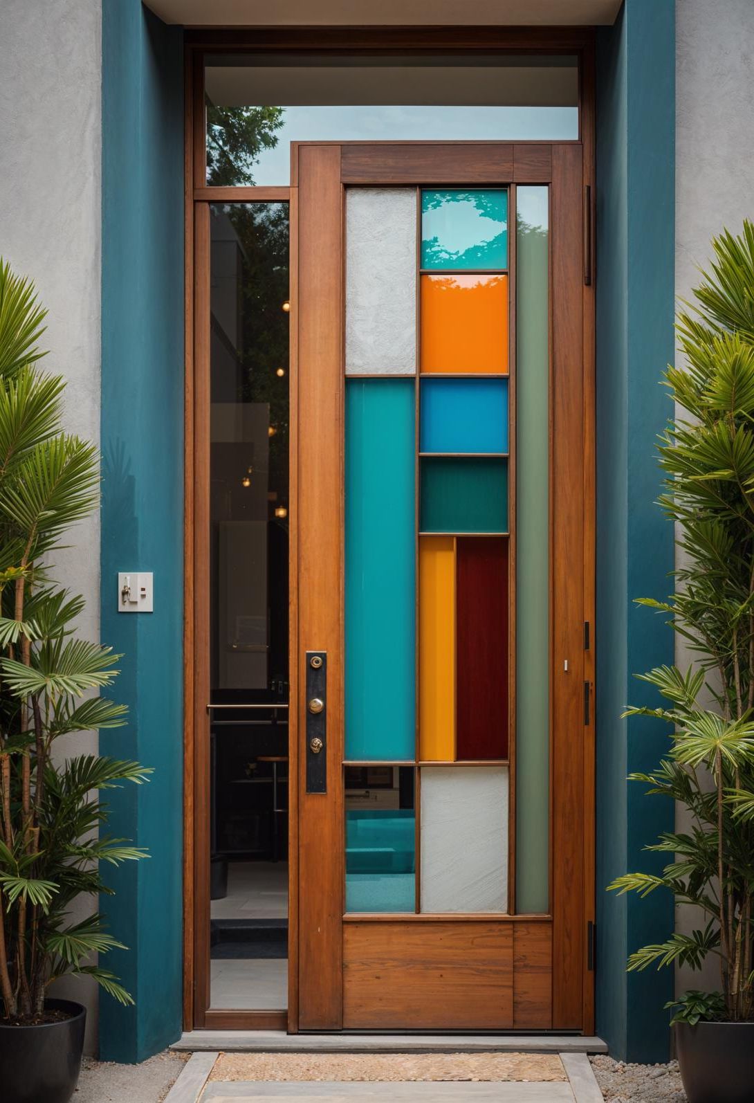14. Bold Mid-Century Entry Door - photo 3