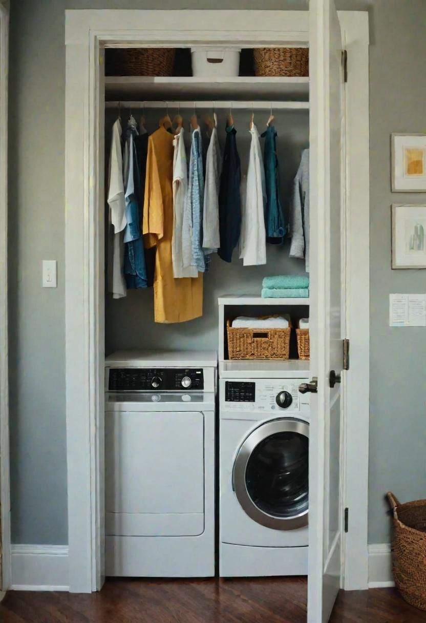 4. Laundry Room Organizer Solution