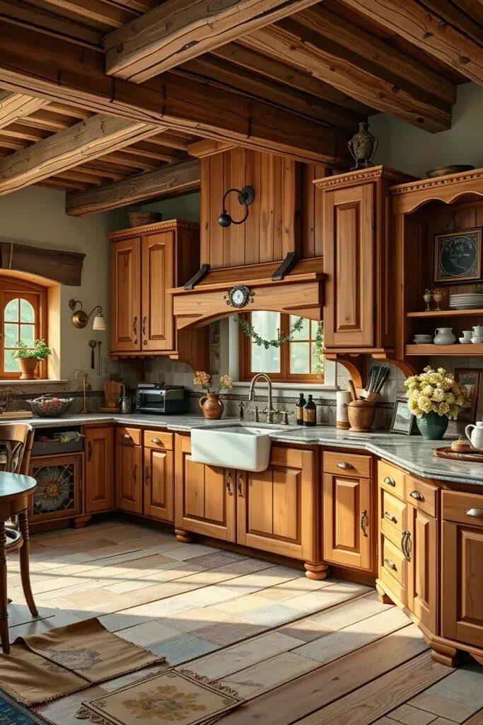Rustic Pine Cabinets for Cozy Charm - photo 2