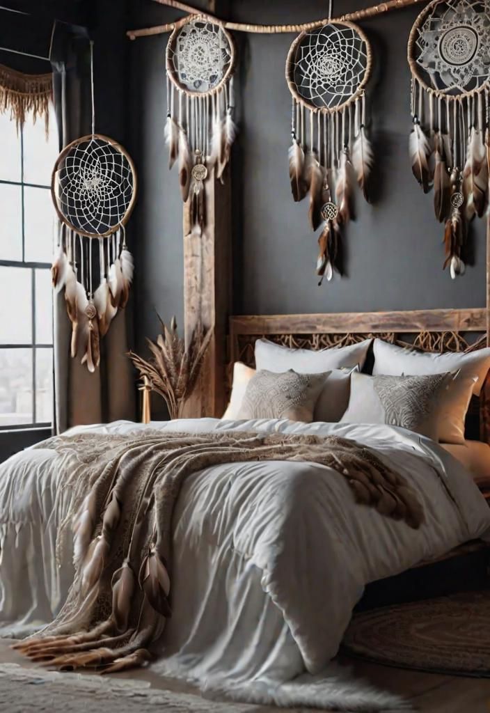 13. Dream Catchers For Bedroom Decor