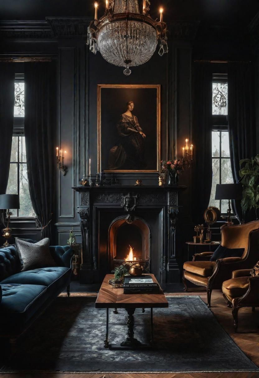 8. Gothic Victorian Meets Modern Style