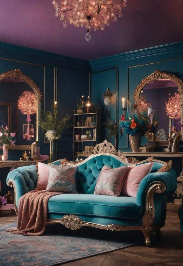 26. Whimsical Fantasy Living Room Ideas