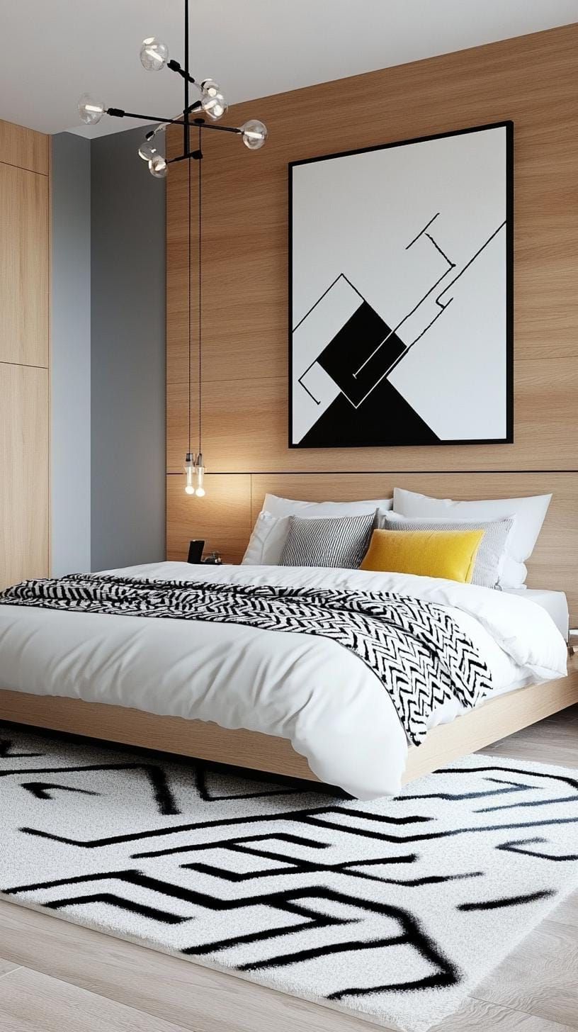 7. Bold Geometric Modernism