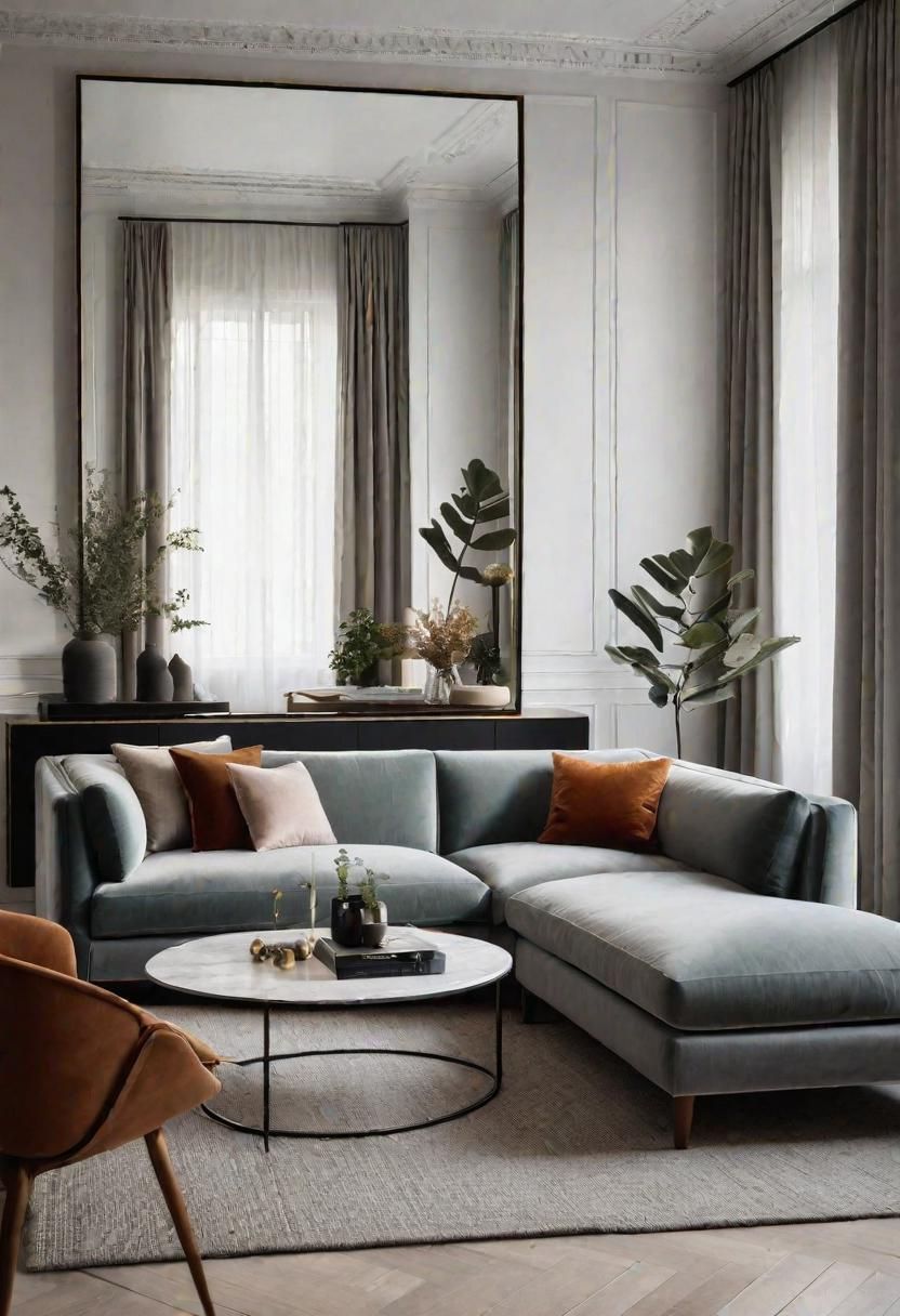 4. Wall Mirrors That Expand Small Rooms