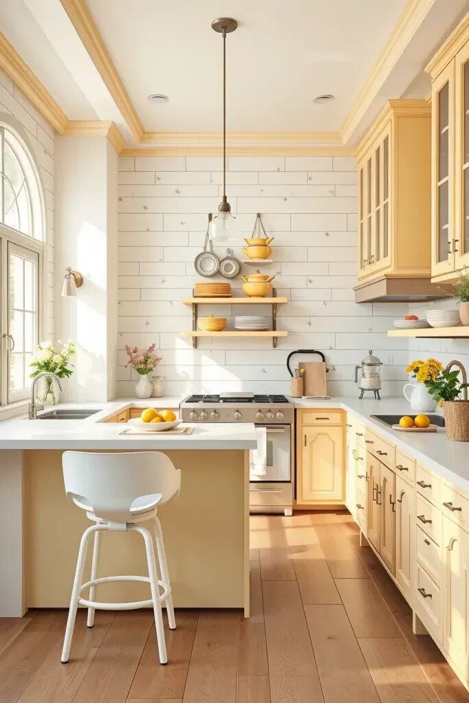Mixing Sunshine Yellow With Crisp White For A Bright Look - photo 2