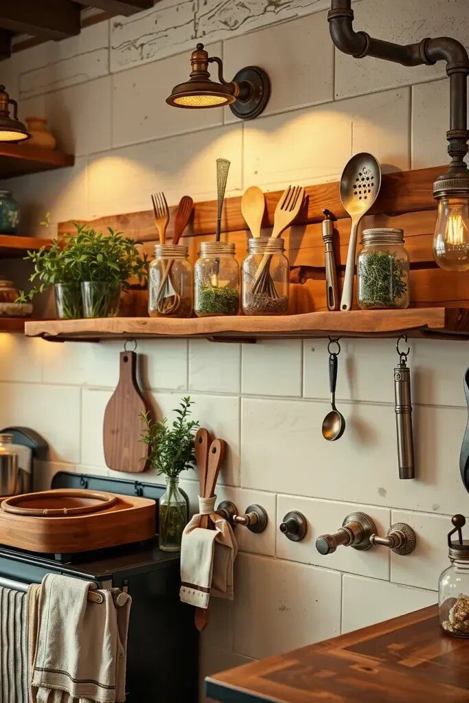 Rustic Mason Jar Organizer You Can DIY - photo 2