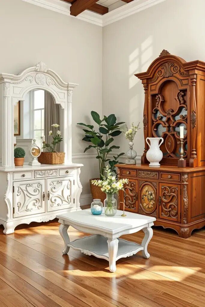 Painted vs Natural Finish for Carved Furniture