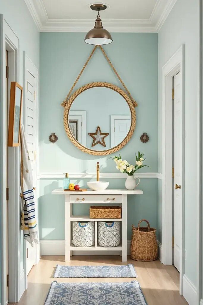 How to Craft a Nautical Rope Mirror - photo 2