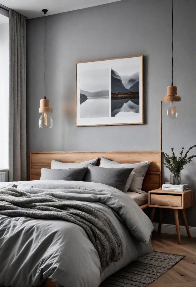 5. Scandi Grey Bedroom Inspiration