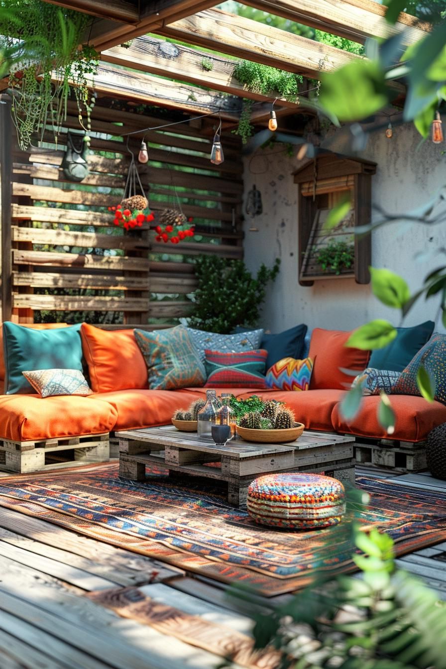 10. Build a Pallet Lounge Oasis