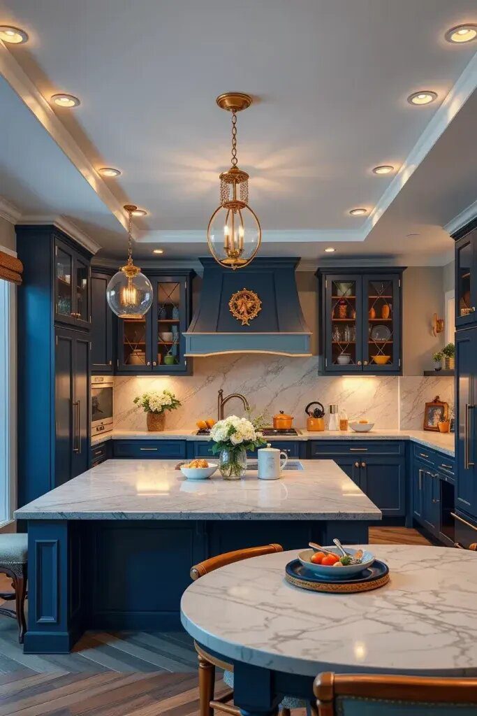 Layered Lighting for a Warm Kitchen Glow