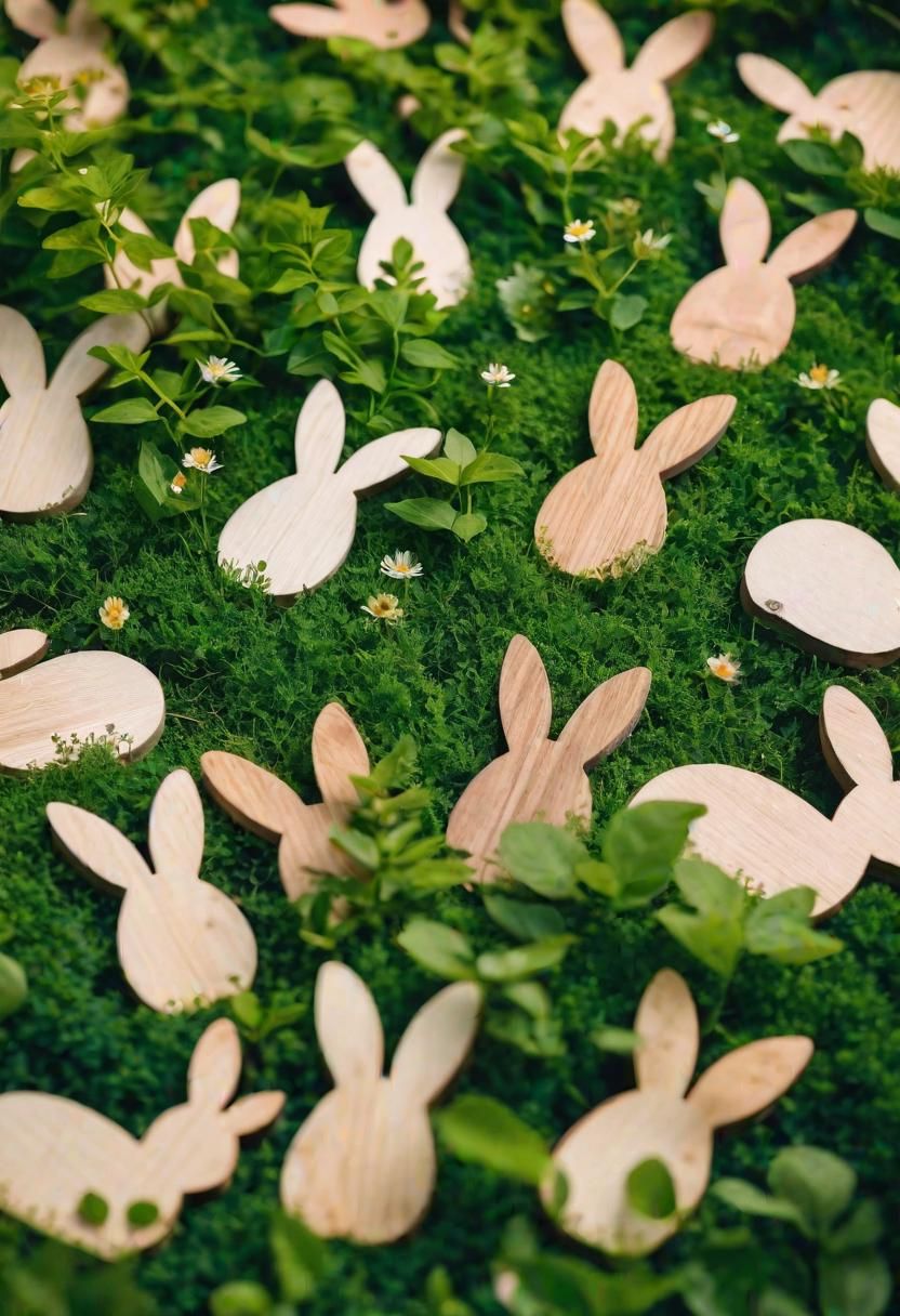 17. Rustic Bunny Garden Display Ideas - photo 2