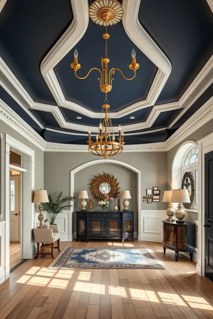 Painted or Paneled Ceilings That Make a Statement