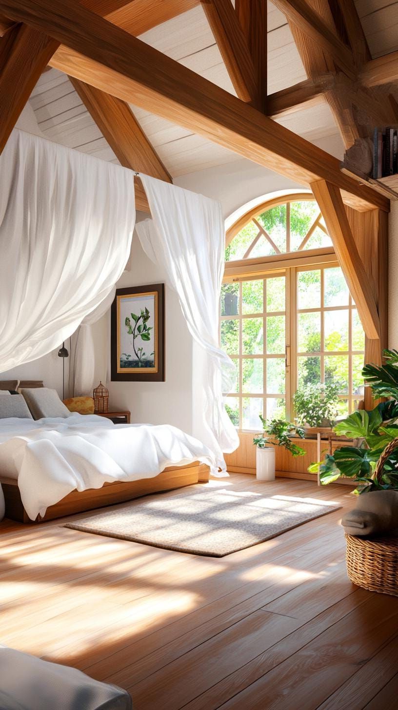 5. Dreamy Sheer Canopy Bed Decor - photo 2