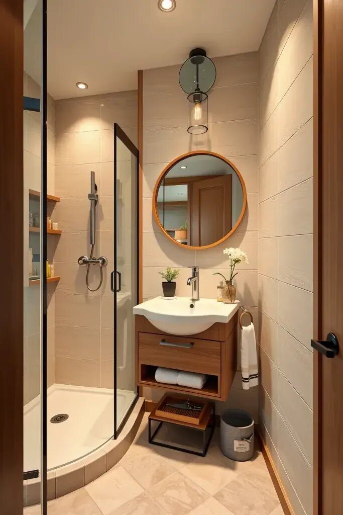 Cozy Japandi Ideas for Small Bathrooms - photo 2