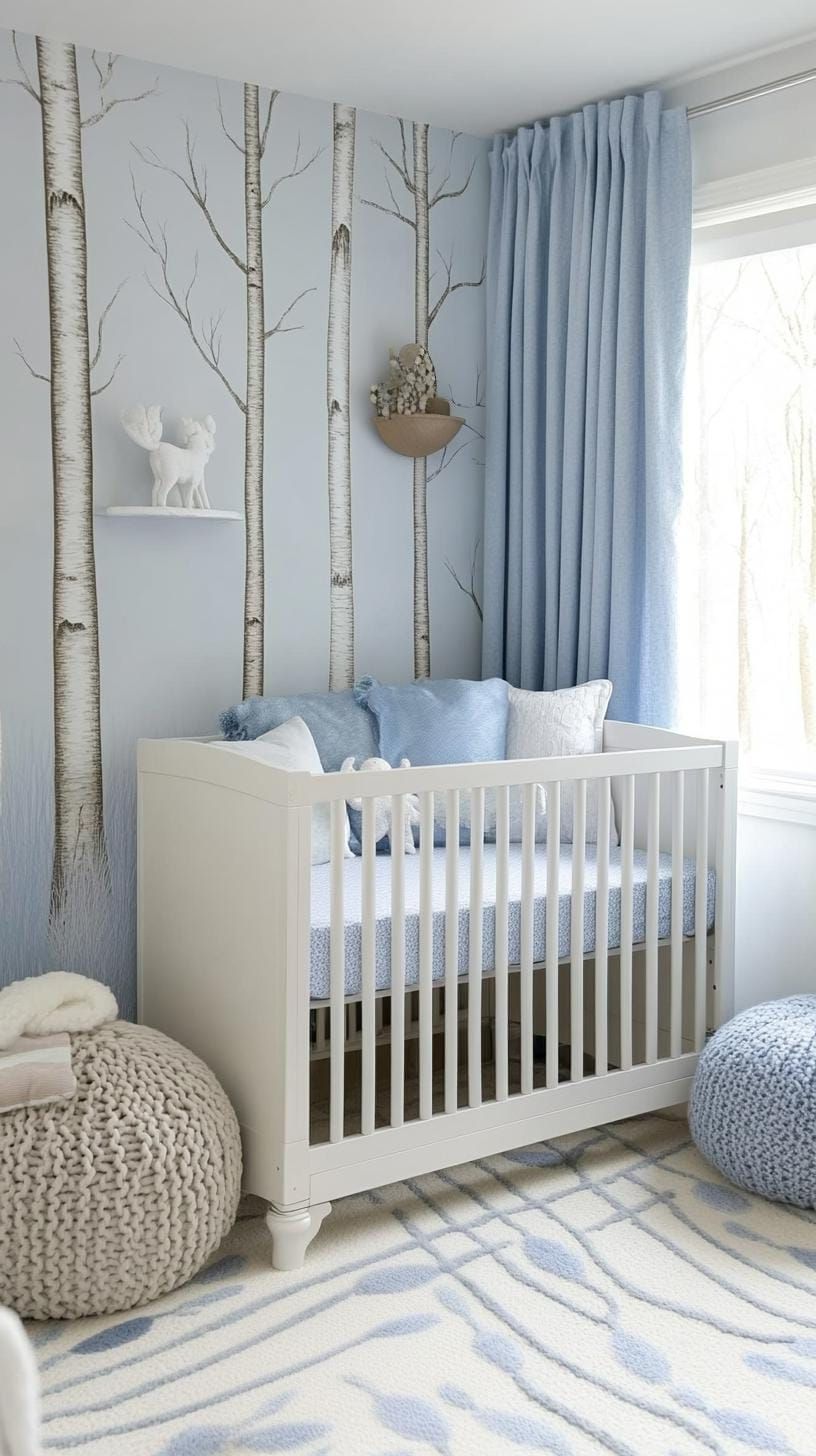 6. Twilight Grove in Cool Blues and Silver Tones - photo 3