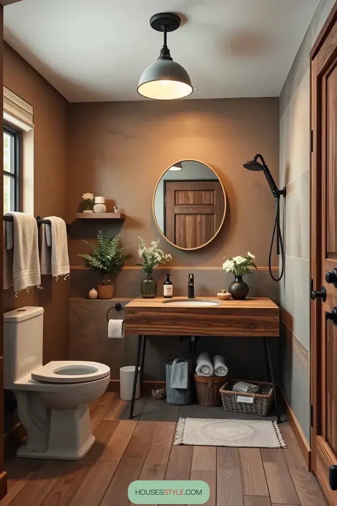 Eco-Friendly Touches for Rustic Bathroom Design - photo 2
