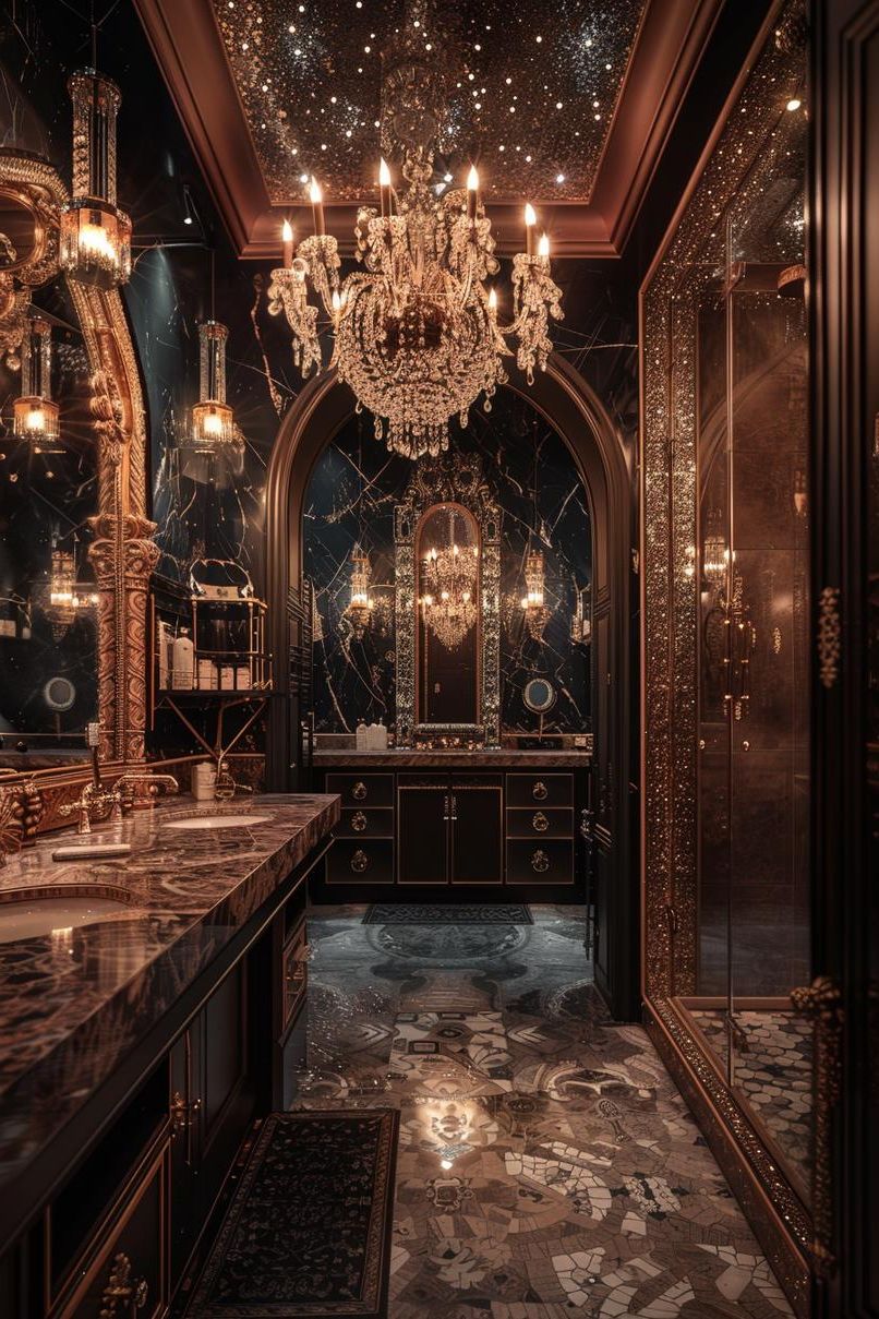 4. Hollywood Glamour Vanity Ideas