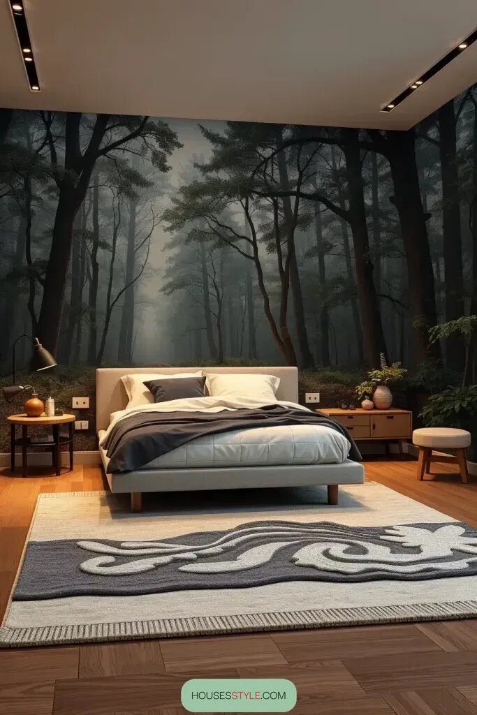 Giant Optical Illusion Paintings Bring Bedrooms to Life! - photo 2