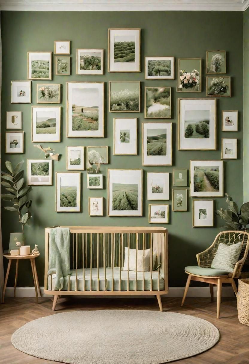 36. Building a Sage Green Memory Wall