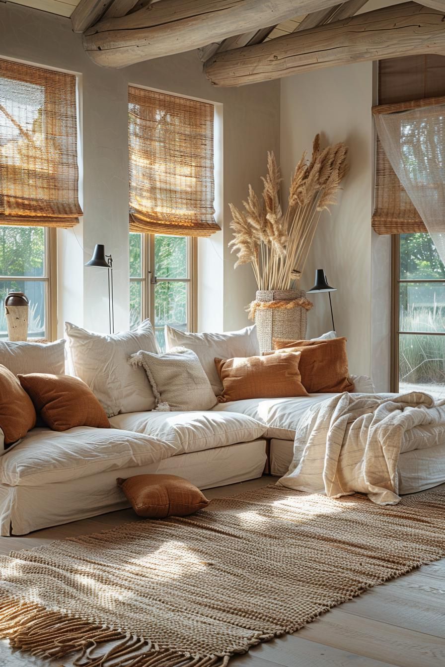 7. Bamboo Roman Shades for Coastal Rooms - photo 2