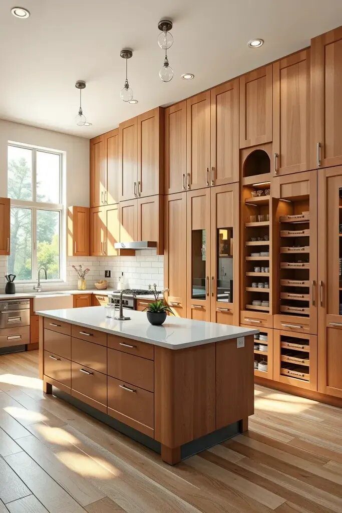 Wood Cabinets That Maximize Kitchen Storage - photo 2