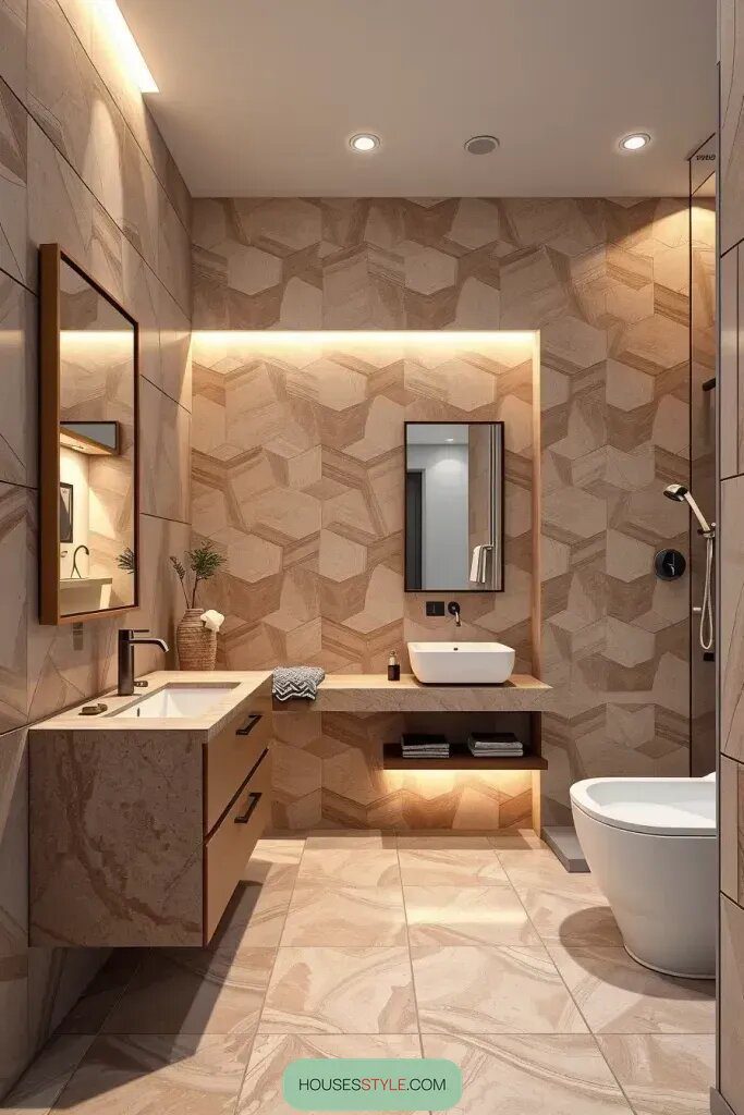 Artistic Walls with Irregular Geometric Shapes - photo 2