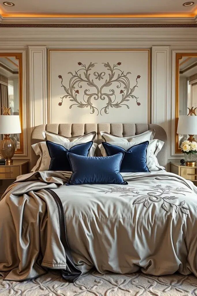 Designer Bedding with Tailored Details - photo 2