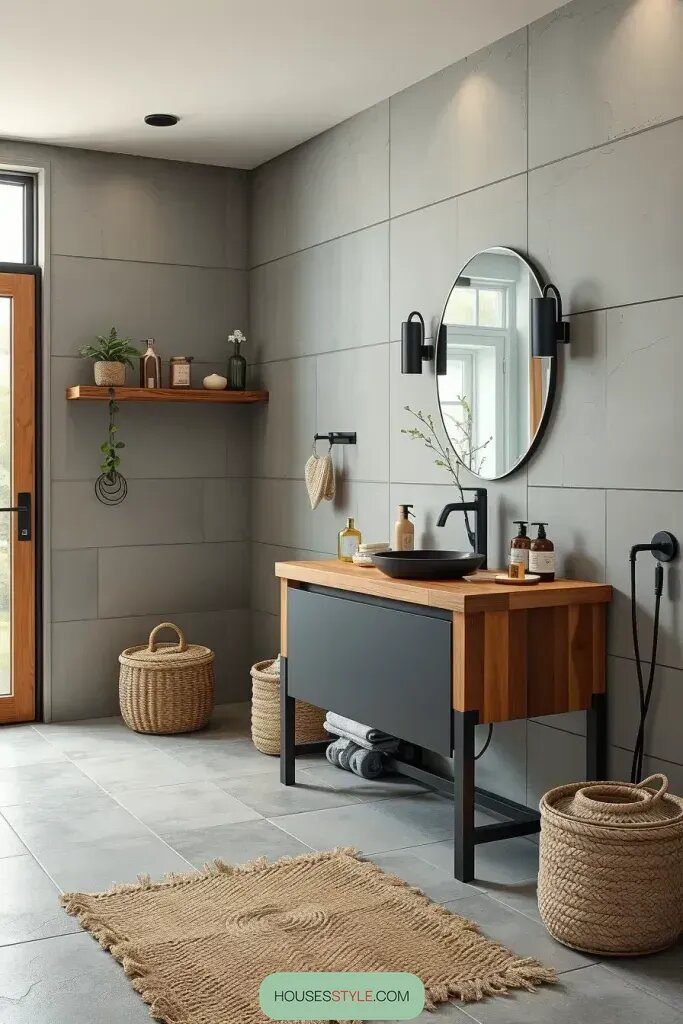 Pairing Matte Finishes With Earthy Materials