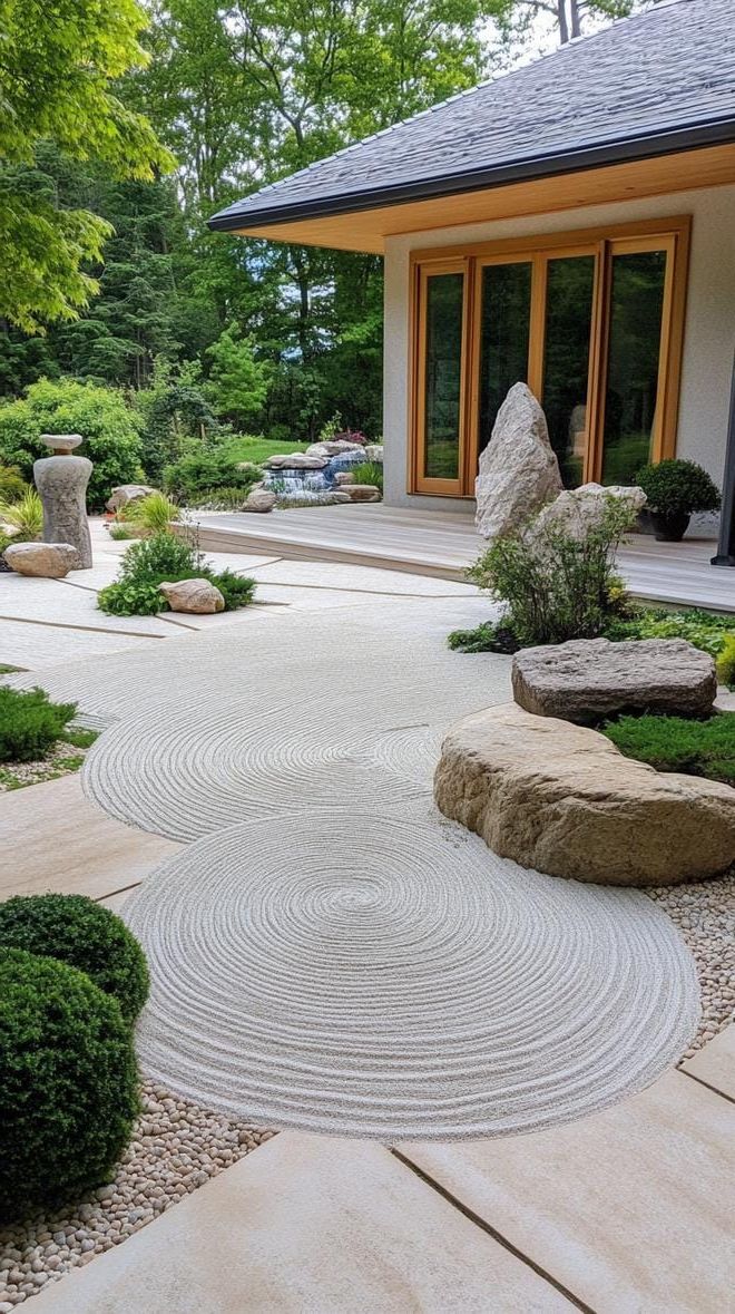 14. Zen Style With a Stone Garden