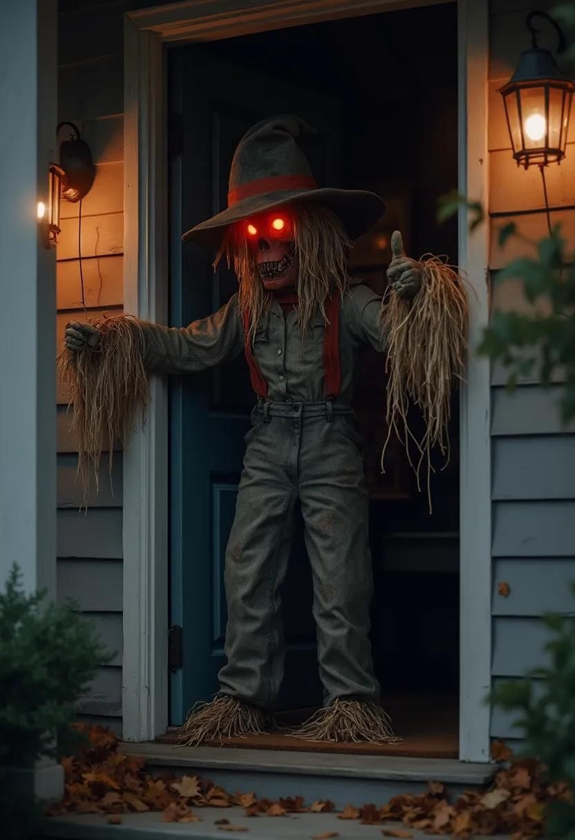 1. Scarecrow Guarding with Glowing Eyes - photo 3