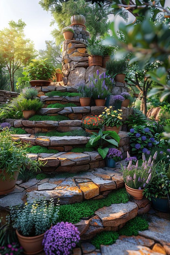 8. Building a Herb Spiral Tower - photo 3