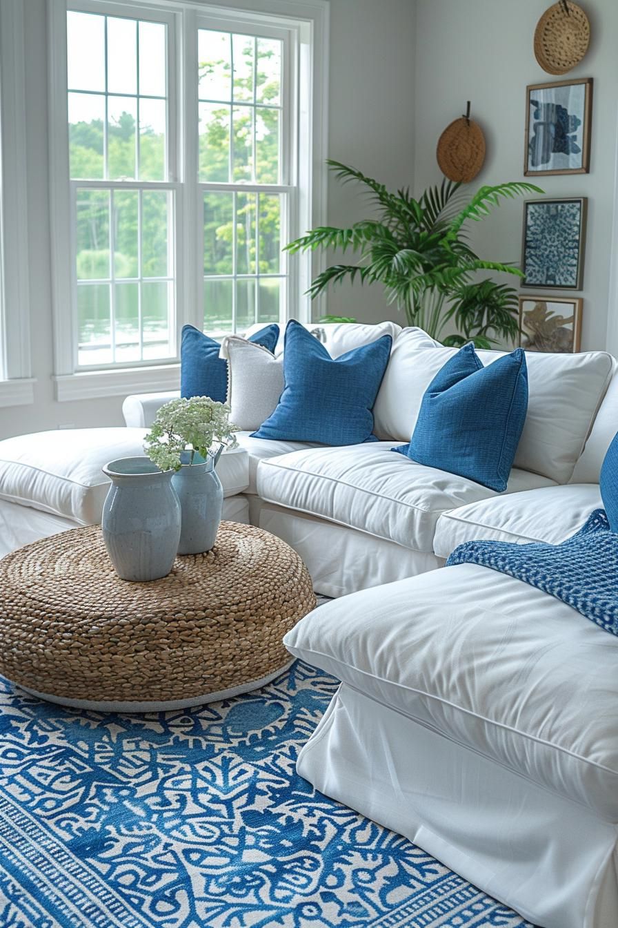 15. Coastal-Inspired Geometric Decor Ideas - photo 3