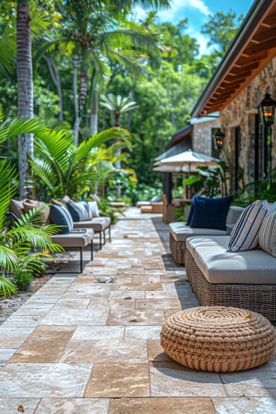 12. Beach-Inspired Coastal Paver Patio - photo 3