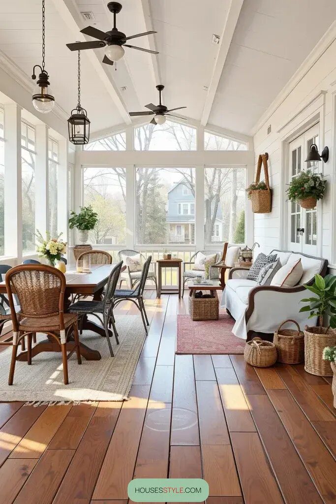 Farmhouse Dreams: Cozy Ideas for Your Screened Porch - photo 2