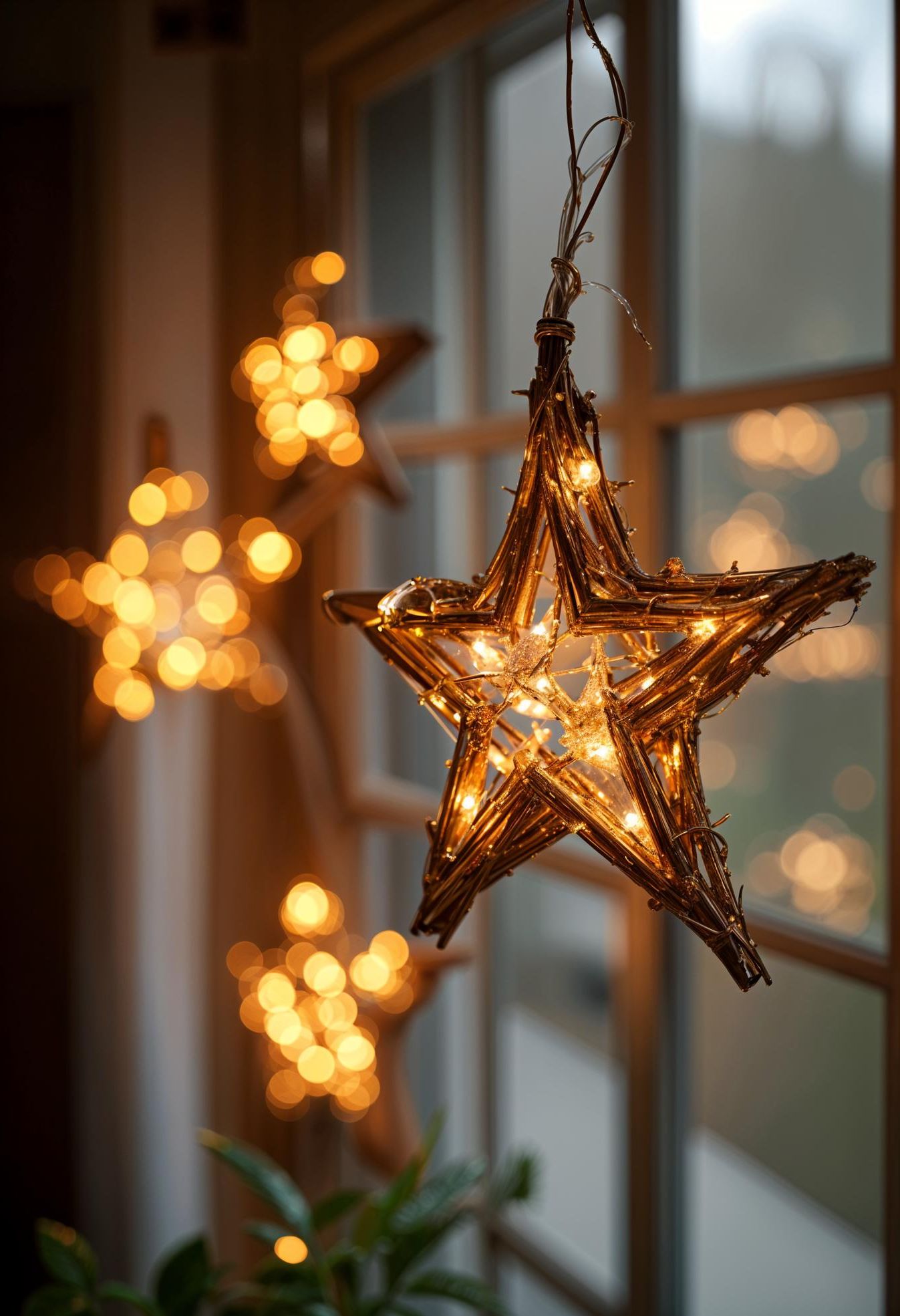 17. Starlight Twig Ornament Ideas - photo 2