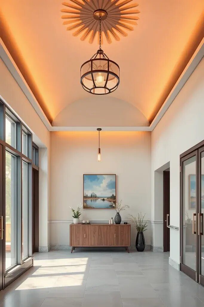 Make a Statement with Bold Ceiling Design