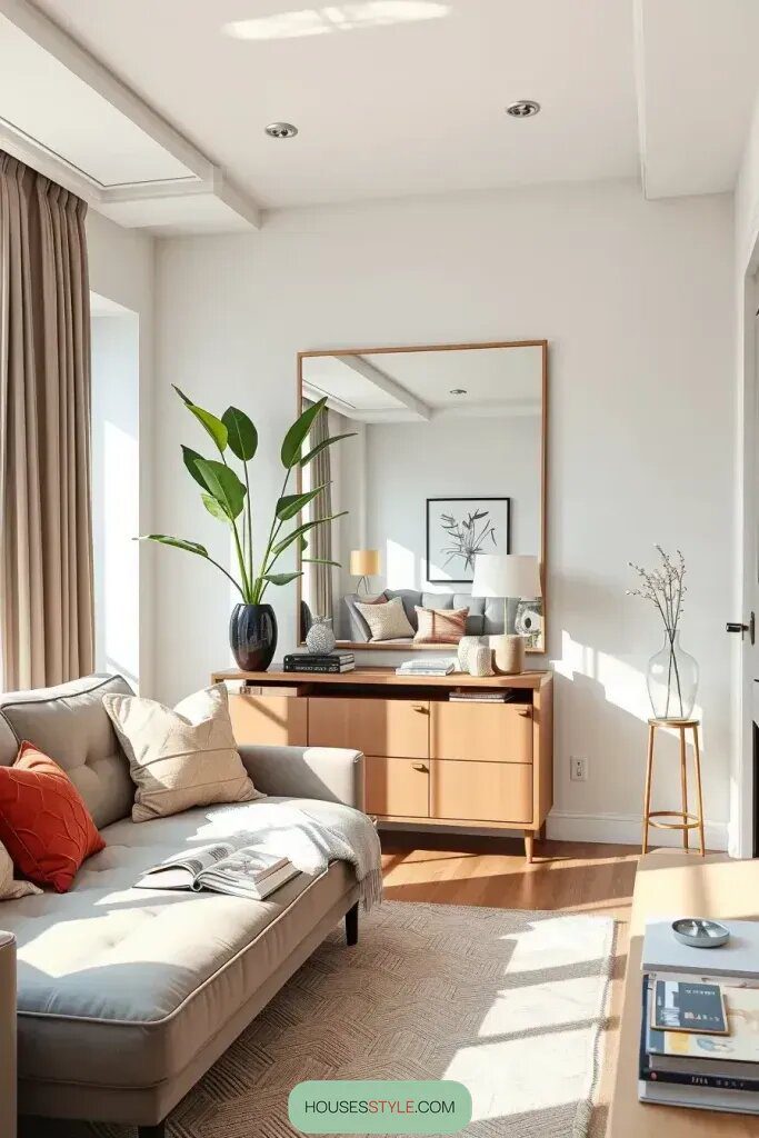 How Mirrors Improve Small Living Room Layouts
